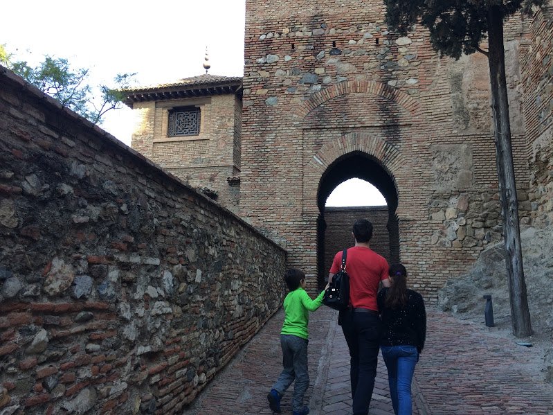 Entering the Alcazaba